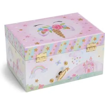 Magical Unicorn Musical Jewelry Box for Girls