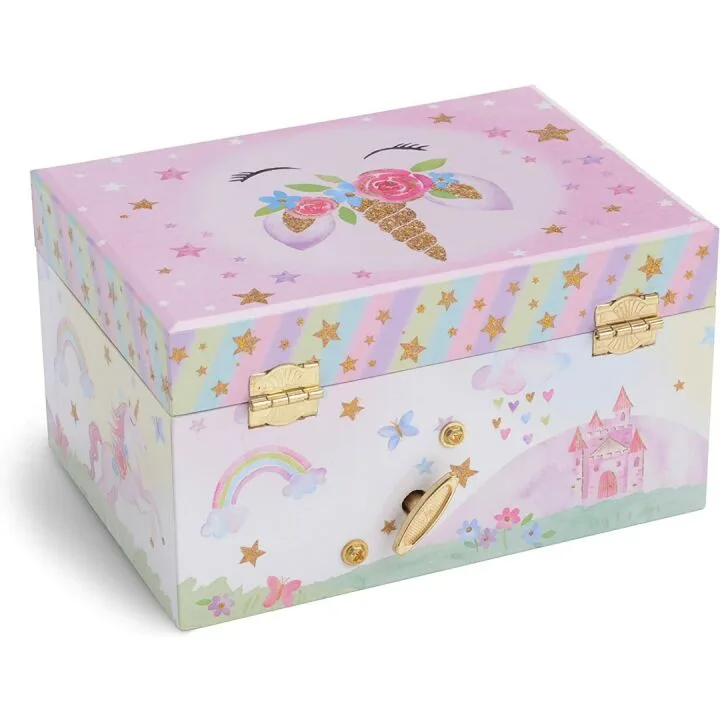 Magical Unicorn Musical Jewelry Box for Girls