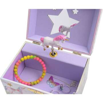 Magical Unicorn Musical Jewelry Box for Girls