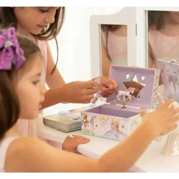 Magical Unicorn Musical Jewelry Box for Girls