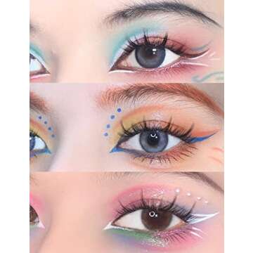 Individual Manga Lashes Natural Look False Eyelashes Anime Cosplay Mink Eye Cluster Spiky Lashes Wis...