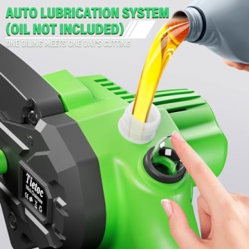 Tietoc 6 Inch Mini Electric Chainsaw for Easy Trimming