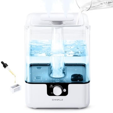 Experience Comfort with CHIVALZ 6L Cool Mist Humidifier & Diffuser for Any Home