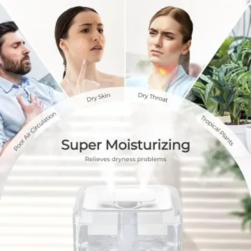 CHIVALZ 6L Cool Mist Humidifier & Diffuser for Homes