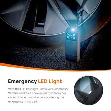 70mai Tire Inflator TP05 - Portable Air Compressor Fast Inflation