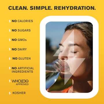 LyteShow Electrolyte Drops for Water Sugar-Free for Hydration and Immune Support - 50 Single Servings - Keto Friendly - Zinc and Magnesium for Rapid Rehydration