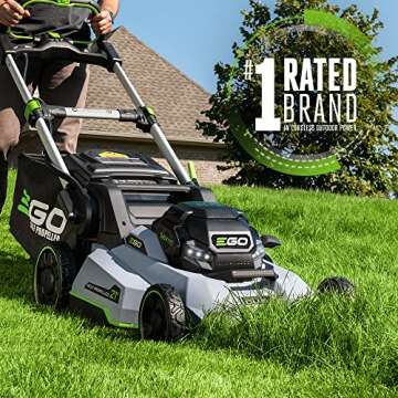 EGO POWER+ Electric Lawn Mower, Self-Propelled Cordless with Select Cut XP and Touch Drive, Battery ...