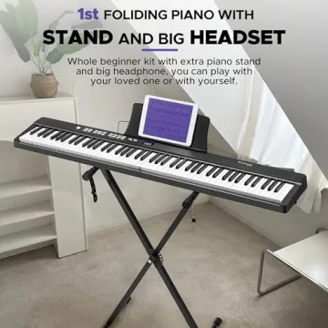 Starfavor SP-15F 88-Key Folding Piano with Bluetooth