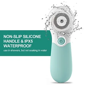 Electric Facial Cleansing Brush with 3 Heads
