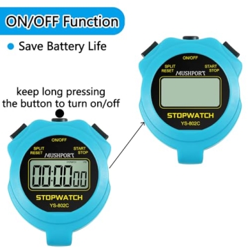 MUSHPORT Stopwatch - Simple Digital Timer for Sports