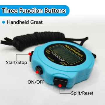 MUSHPORT Stopwatch - Simple Digital Timer for Sports