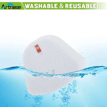 Filters for Shark Navigator Lift Away Deluxe Upright Vacuum Replacement UV540 UV440 NV360 NV350 NV351 NV352 NV355 NV356 NV357 NV370 NV391 UV490 UV500 UV541 ZU503AMZ, Compare to Part XFF350, XHF350