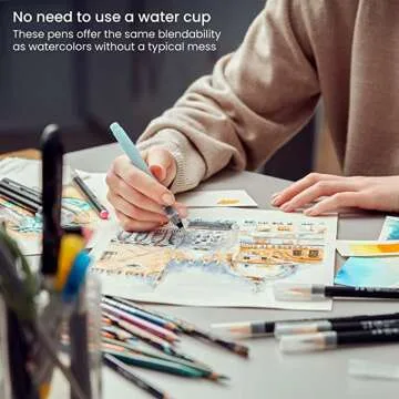 Arteza Real Brush Pens - 48 Vibrant Colors for Artists