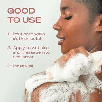 Hey Humans Vegan Rosewater Ginger Body Wash - Clean & Gentle