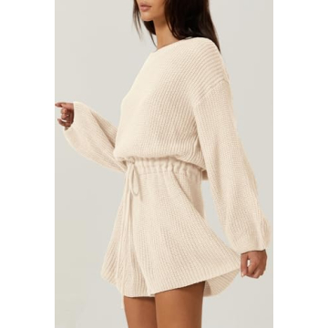 Meyeeka Women’s Oversize Sweater Romper for Fall 2023