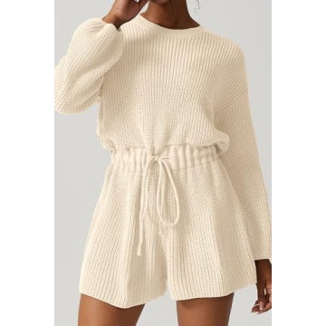 Meyeeka Women’s Oversize Sweater Romper for Fall 2023