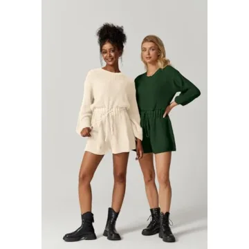 Meyeeka Women’s Oversize Sweater Romper for Fall 2023