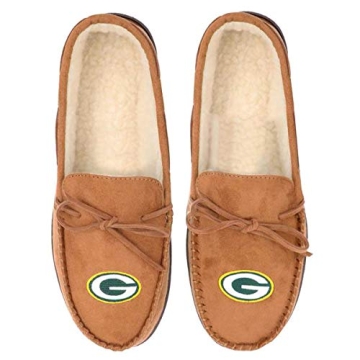 FOCO Green Bay Packers Comfortable Team Logo Slippers
