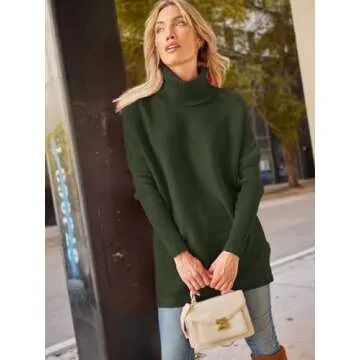 Shop LILLUSORY Oversized Turtleneck Sweater for Women