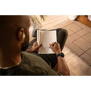 Google Pixel Watch 1st Gen (Previous Model) - Android Smartwatch with Fitbit Activity Tracking - Heart Rate Tracking Watch - Matte Black Stainless Steel case with Obsidian Active band - LTE