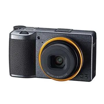 Ricoh GR III Street Edition Metallic Gray APS-C Size Digital Camera (2 batteries included) with Large CMOS Sensor GR Lens that Achieves High Resolution and High Constrast