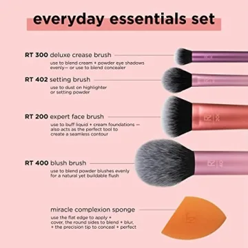 Real Techniques Everyday Essentials Makeup Tool Set