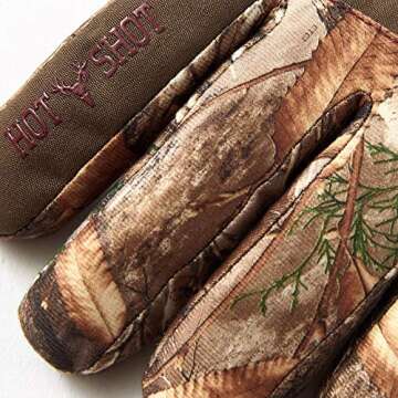 Hot Shot Women’s Camo Defender Glove – Realtree Edge Outdoor Hunting Camouflage