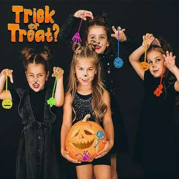 Kaisbro 56 Pcs Sticky Hands Stretchy Toys, Halloween Party Favors for Kids, Treasure Box Toys, Goodie Bags, Pinata Stuffers, Treasure Chest, Classroom Prizes, Prize Box Toys for Kids Classroom