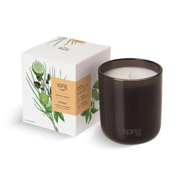Recharge Your Mind with Sprig by Kohler Aromatherapy Candle | 100% Natural Soy-Coconut Wax