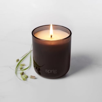 Sprig Aromatherapy Candle with Natural Bergamot Lemongrass
