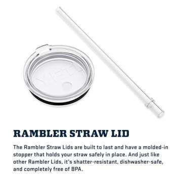 YETI Rambler 20 oz Replacement Lid with Straw