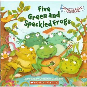 Five Green and Speckled Frogs