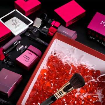 HappyFiller 630 PCS Red Acrylic Gems for Parties and Decor