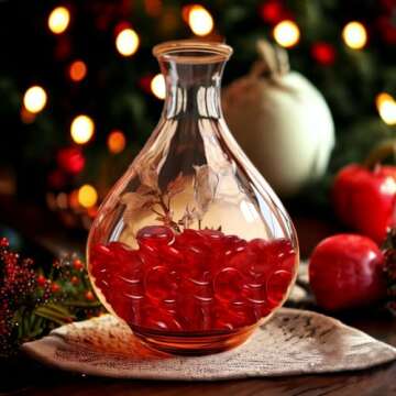 HappyFiller 630 PCS Red Acrylic Gems for Parties and Decor