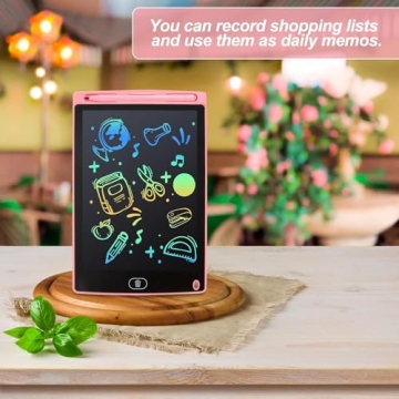 2 Pack Kids LCD Writing Tablets Colorful Drawing Pads