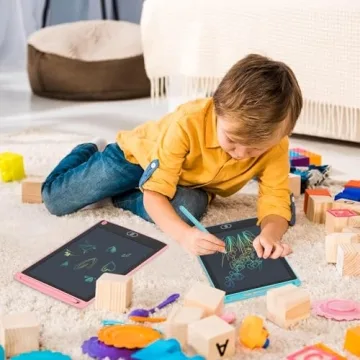 2 Pack Kids LCD Writing Tablets Colorful Drawing Pads