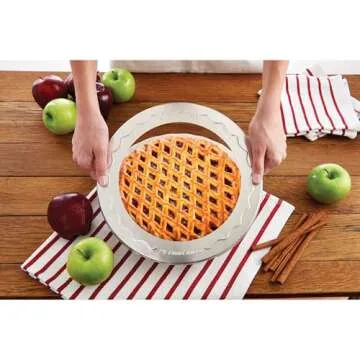 Mrs. Anderson's Baking Pie Crust Protector Shield, Fits 9.5 and 10-Inch Plates, Set of 2