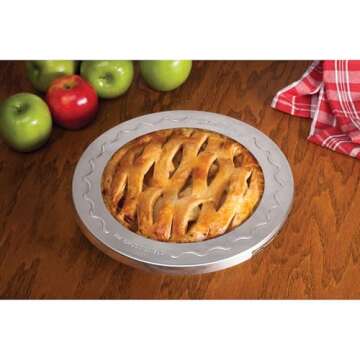 Mrs. Anderson's Baking Pie Crust Protector Shield, Fits 9.5 and 10-Inch Plates, Set of 2