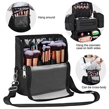Relavel Professional Rolling Makeup Case for Travel