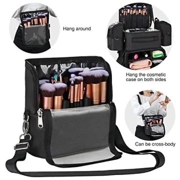 Relavel Professional Rolling Makeup Case for Travel