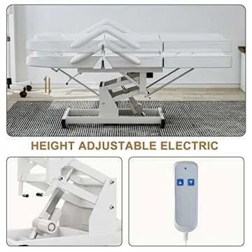 Paddie Electric Height Adjustable Tattoo Chair Spa Bed