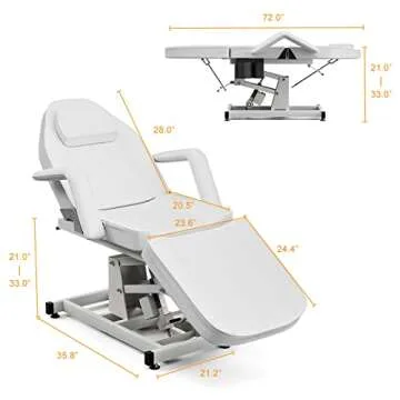 Paddie Electric Height Adjustable Tattoo Chair Spa Bed