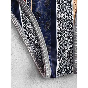 ZAFUL Women Strapless High Cut Bandeau Bikini Swimwear