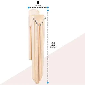 Heavy Duty Wall Mounted Clothes Drying Rack - USA Made