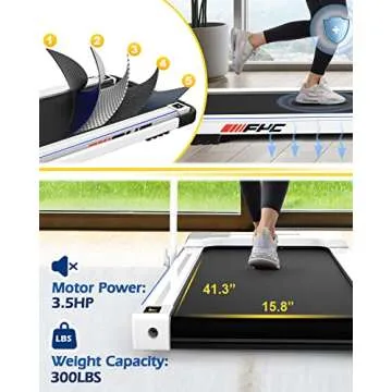 FYC 2-in-1 Folding Treadmill - Compact and Versatile