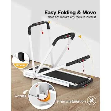 FYC 2-in-1 Folding Treadmill - Compact and Versatile