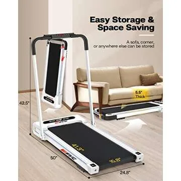 FYC 2-in-1 Folding Treadmill - Compact and Versatile