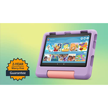 Amazon Fire HD 8 Kids Tablet - Safe Learning Fun for Ages 3-7