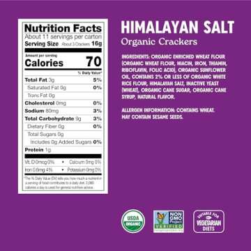 Milton's Organic Crackers Variety Bundle - Gourmet Snack Pack