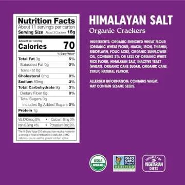 Milton's Organic Crackers Variety Bundle - Gourmet Snack Pack